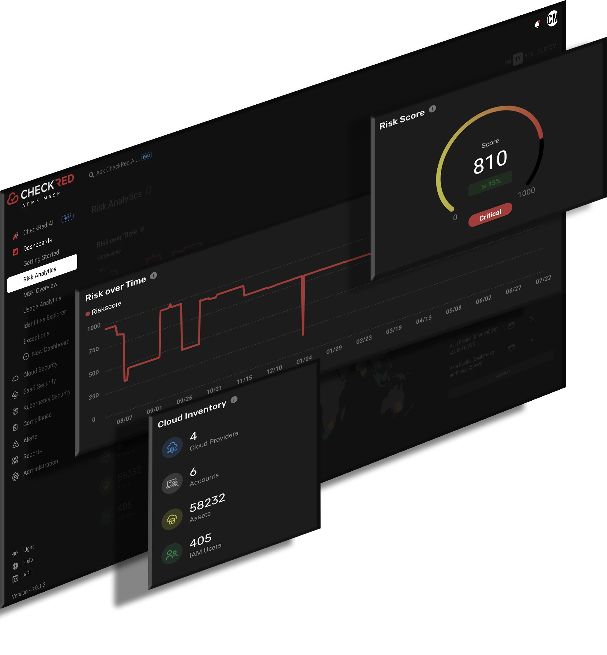 CNAPP dashboard